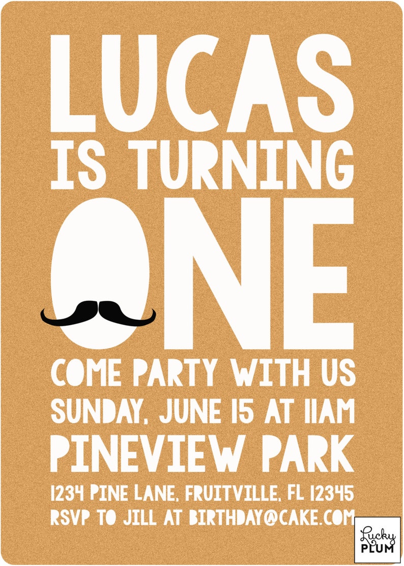 Mustache Bowtie Birthday Invitation / Mustache Invite / Bow - Etsy