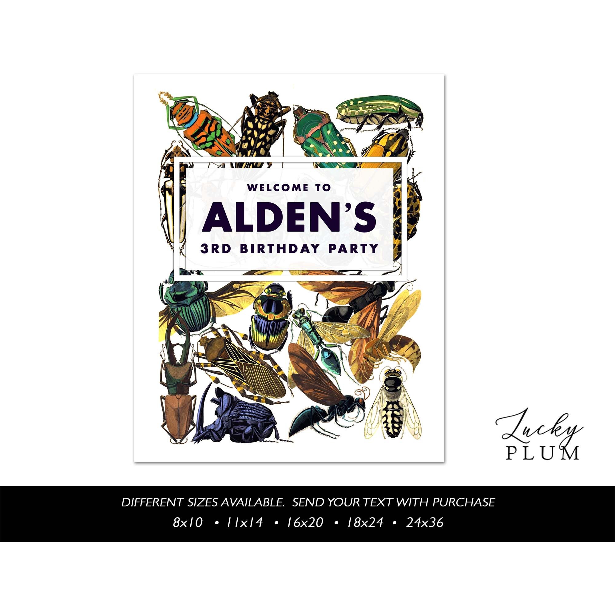 Insect Favor Tag / Bug Gift Tag / Beetle Thank You Tag / Etsy España