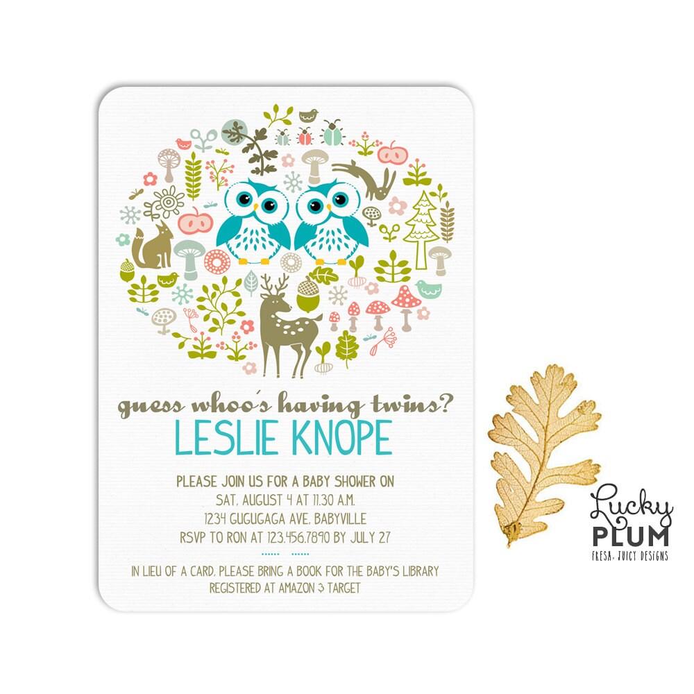 Free Printable Owl Baby Shower Invitations