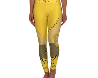 Leggings de yoga pour femmes, pantalons extensibles taille haute pour le yoga, vêtements décontractés, cadeau parfait pour les amateurs de yoga et de méditation, cadeau pour le meilleur ami