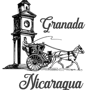 Granada Nicaragua Coach et tour de l'horloge