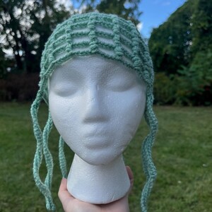 pale sage jellyfish hat