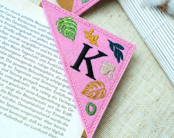 Personalized Floral Corner Bookmark, Custom Edge Bookmark, Bookmark for Kids, Bookworm Gifts, Teacher Appreciation Gift, Unique Gift for Her