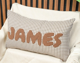 Punch Plaid Pillow
