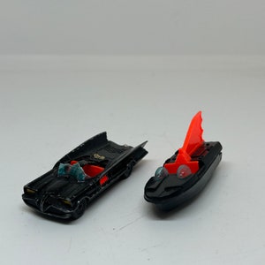 Vintage Husky Batmobile & Bat Boat