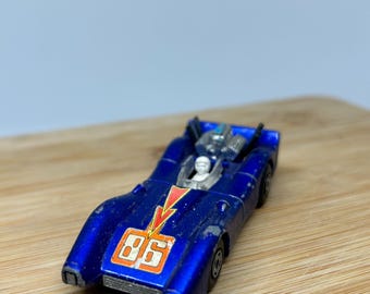 Vintage Lesney Streichholzschachtel Superfast Blue Shark Nr. 61