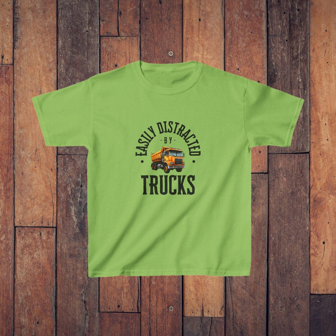 Construction Truck Houston Boys Shirt