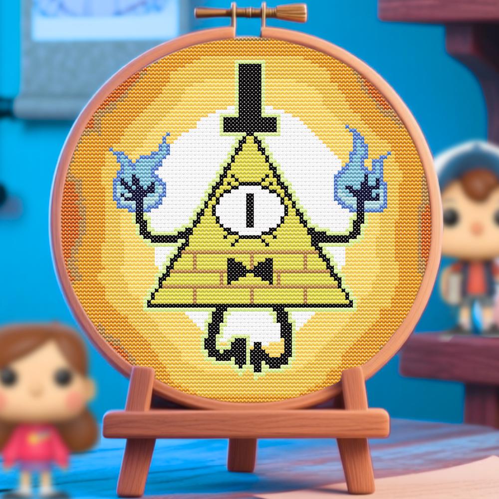 Bill Cipher Cross Stitch Pattern - Etsy Australia