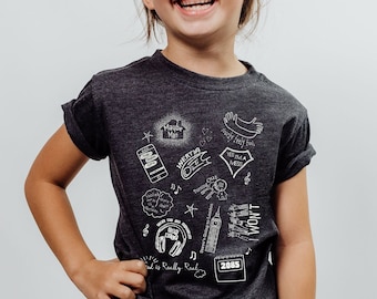 AJR Youth Short Sleeve Tee | The Maybe Man Song Titles | Tour Merch