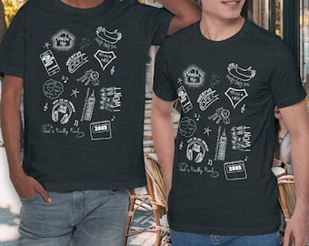 AJR The Maybe Man T-Shirt | Song Titles | Tour Merch