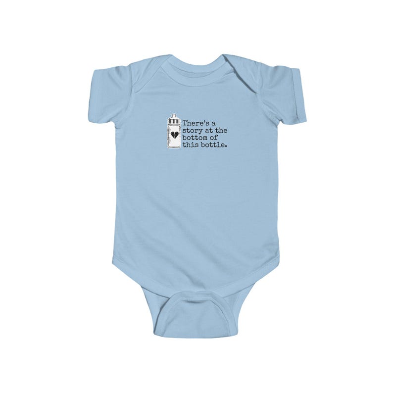 Dear Maria | Punk Emo Music Infant Body Suit | Baby Shower Gift Light Blue