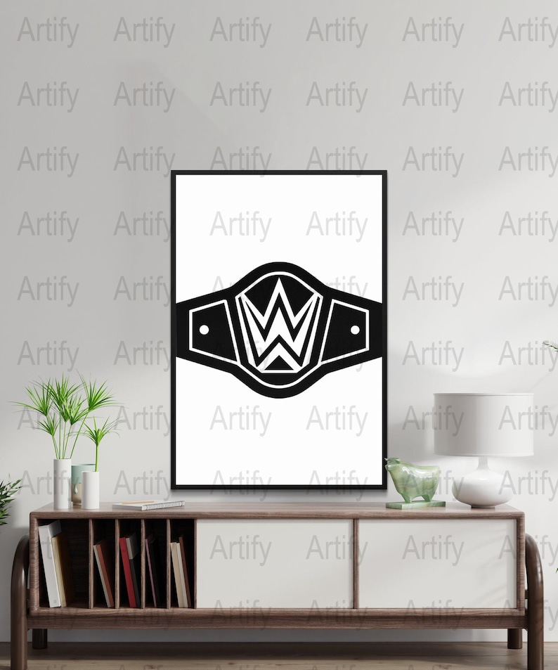 Wrestling Belt SVG, Wrestling Belt Vector Cutting files for Silhouette Cameo, ScanNcut, for Commercial use, Instant Download, Sports SVG image 3