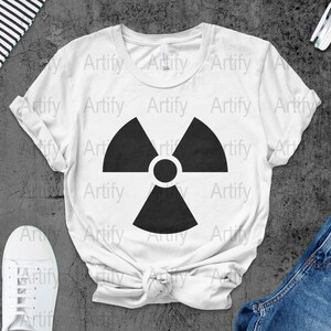 Radioactive SVG, Radioactive Vector Cutting Files for Silhouette Cameo