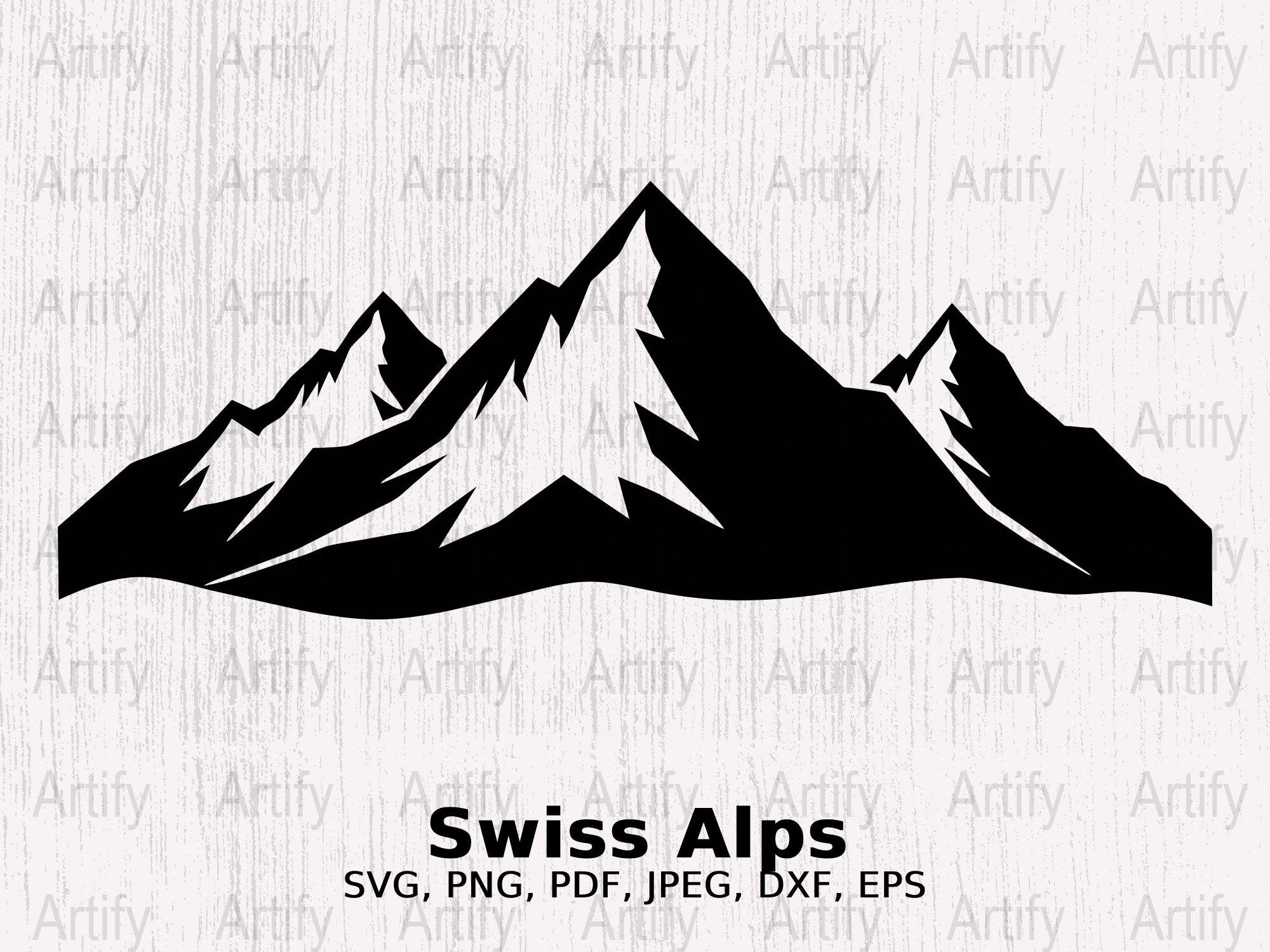 Swiss Alps Svg Swiss Alps Vector Cutting Files For Silhouette Cameo Scanncut For Commercial Swiss Alps Svg Swiss Alps Vector Cutting Files For Silhouette Cameo Scanncut For Commercial