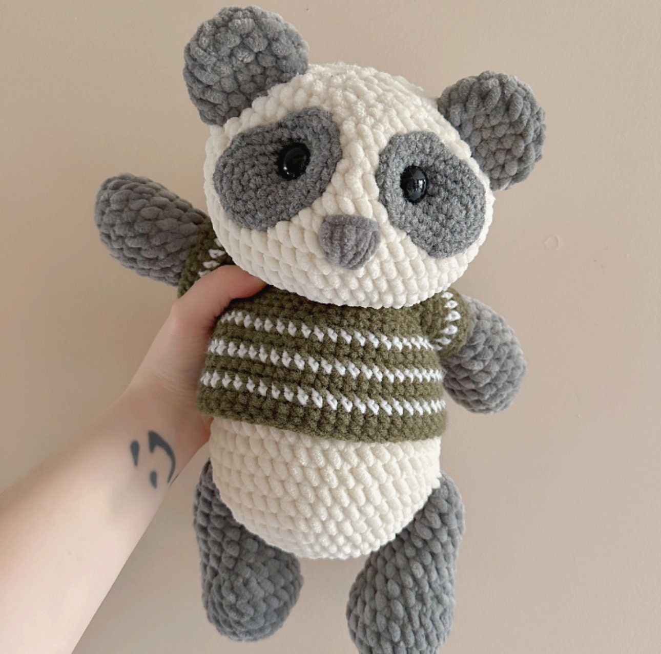 PARKER PANDA Crochet Pattern PDF Digital Pattern, Panda Bear Pattern ...