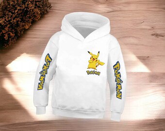 Pokemon Hoodie, Pikachu Hoodie, Hoodie Gift, Hoodie for Pokemon fan, Child Hoodie!