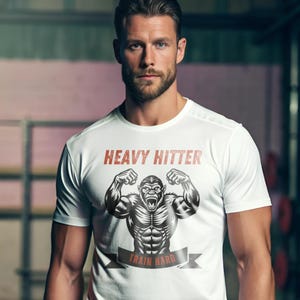 Gorilla Gym Shirt Men Workout Shirts For Women Graphic Tees Men Gym Motivation T-Shirt Fitness And Gym Shirt For Women Bodybuilding Gift