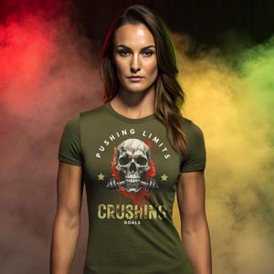Workout T Shirt With Motivational Quote T Shirt Design For Men Graphic Tees For Guys Gym Shirts For Women Fitness Quotes Skull Shirt Mens