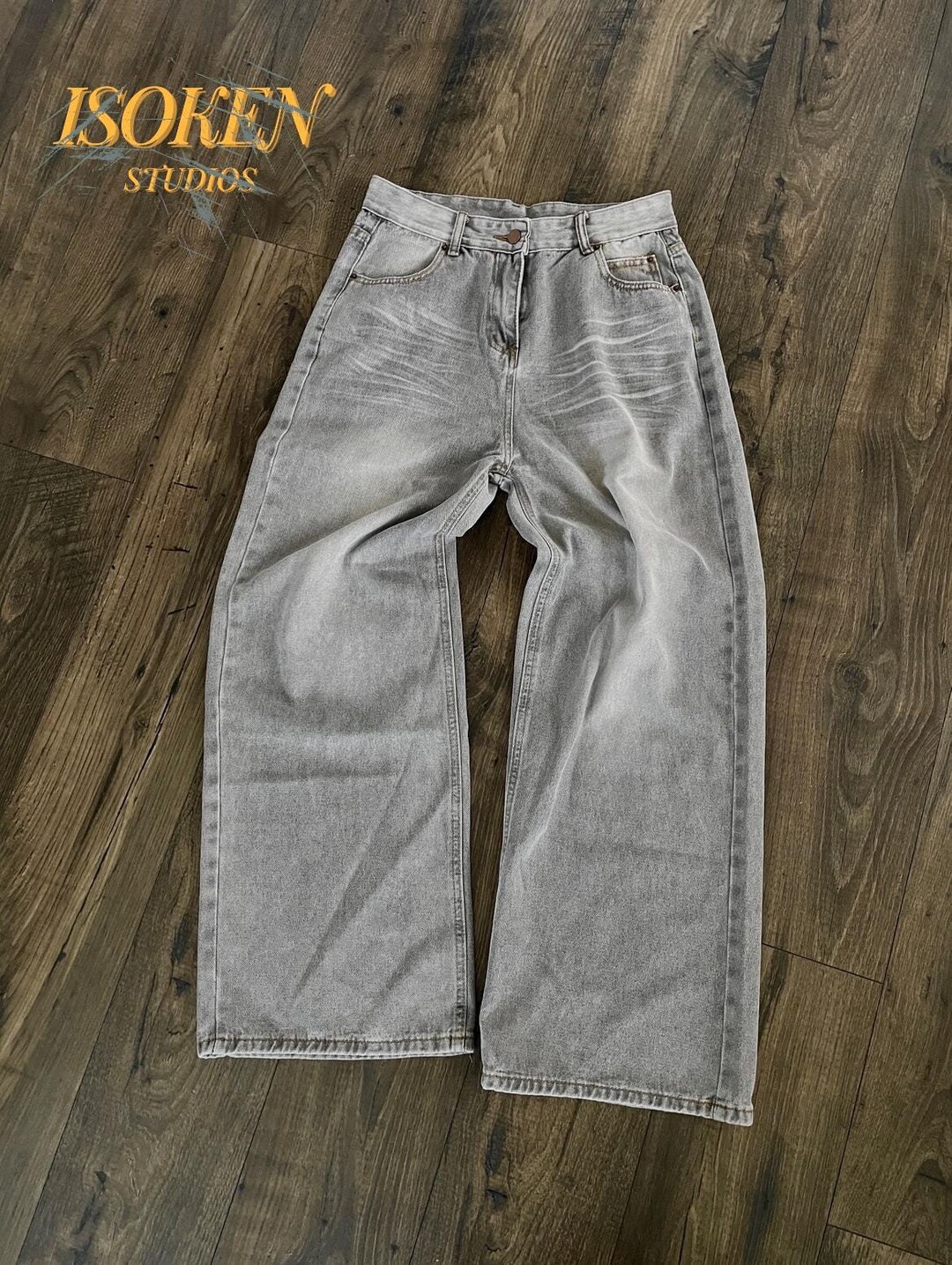 Baggy Spider Pant - Grey main image 1