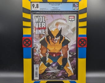 Marco de cómic graduado - Versión de disfraz azul y amarillo - No incluye cómic