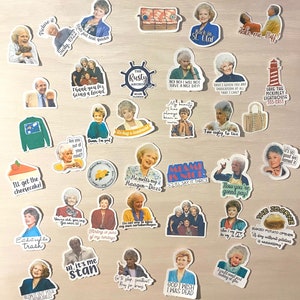 The Golden Girls permanent waterproof vinyl stickers