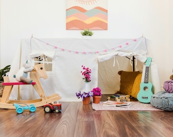 Natural cotton play fort