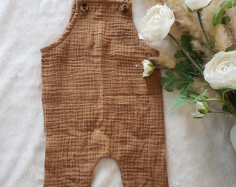 Muslin Baby Overalls 0-3 months