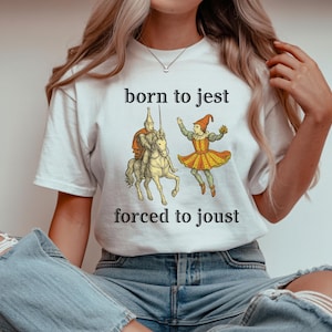 Funny Medieval Meme T-Shirt: Renaissance Faire Gamer Graphic Tee