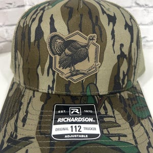 Richardson 112 Greenleaf Turkey On Limb Hunting Hat, Greenleaf Turkey Hat, Richardson 112 Turkey Hat, Turkey Hunter