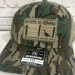 No Risk No Reward Turkey Hunting Hat, Greenleaf Turkey Hat, Richardson 112 Turkey Hat, Turkey Hunter