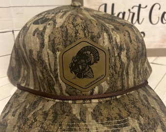 Turkey Strutting Bottomland Lost Co Rope Hat, Bottomland Turkey Hunting Hat