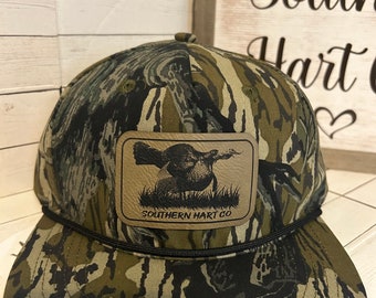 Turkey Hunter Rope Hat, Mossy Oak Rope Hat, Turkey Hunting Gift