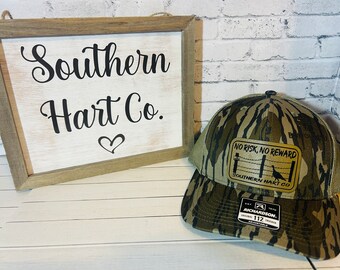 No Risk No Reward Turkey Hunting Hat, Bottomland Turkey Hat, Richardson 112 Turkey Hat, Turkey Hunter