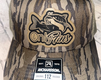 Only Fins Hat, Bottomland Fishing Hat, Richardson 112 Hat, Catfish Hat