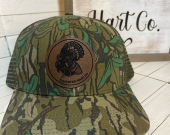 Turkey Hunter Hat, Mossy Oak Hat, Turkey Hunting Gift, Camo Hat