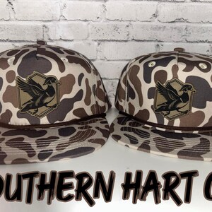 Kids Duck Camo Lost Co Rope Hat, Duck Hunter Hat, Custom Hats, Duck Hunting Hat