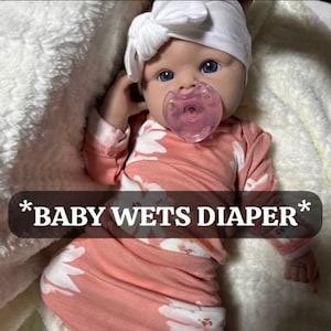 Platinum silicone doll, newborn size.