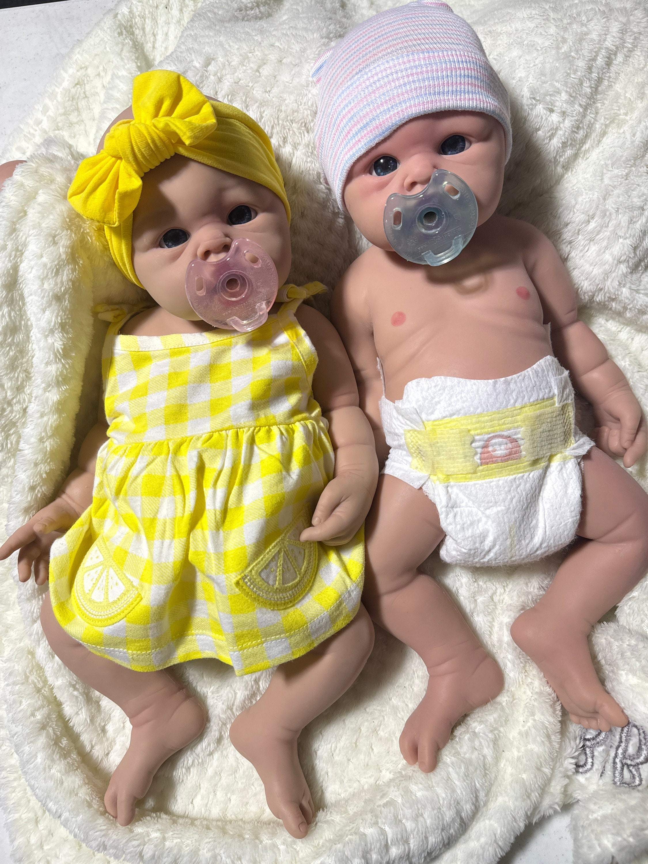 Full  silicone Twin Babies. newborn size.
