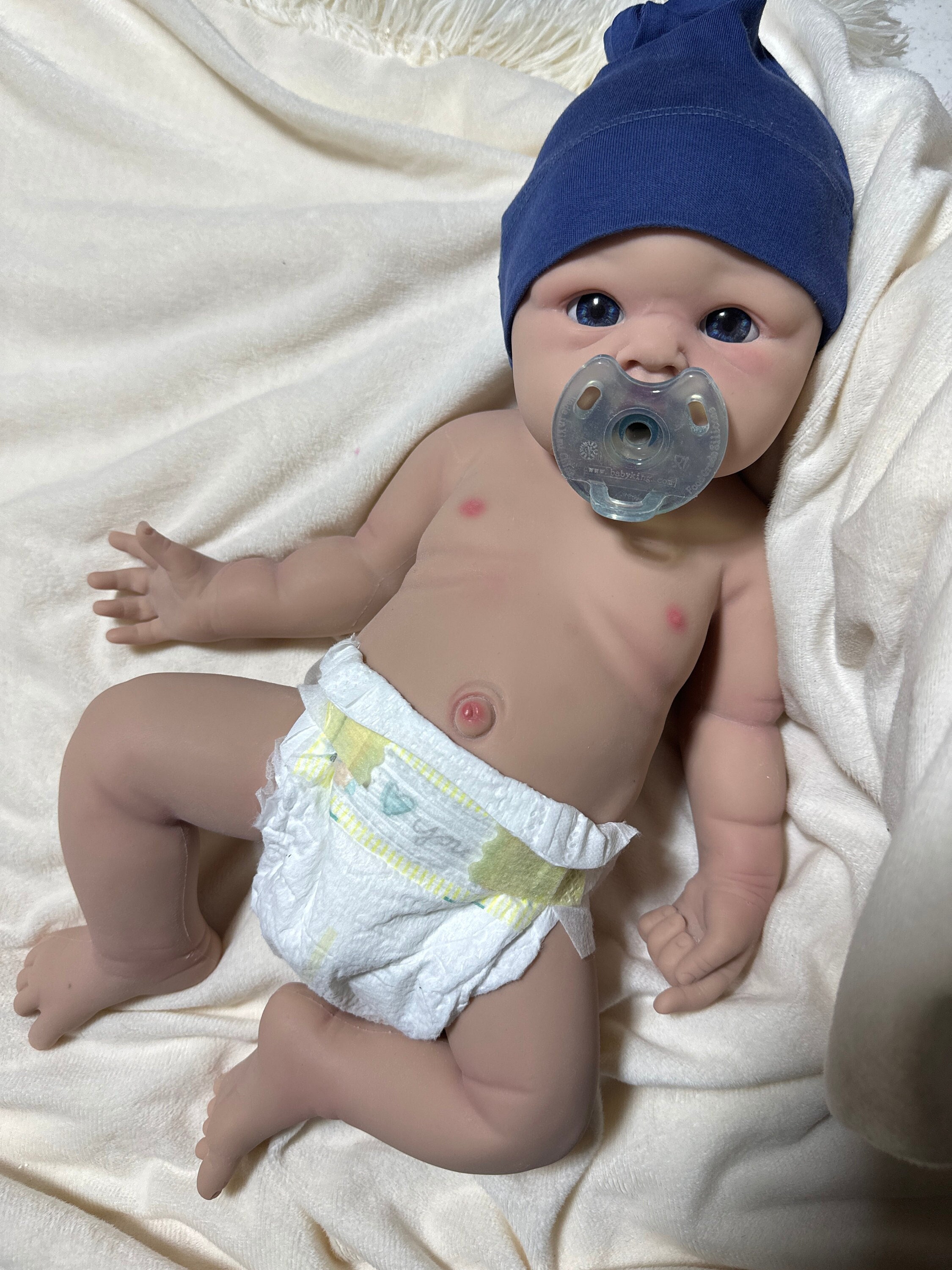 Ships same day! Full silicone life like baby
