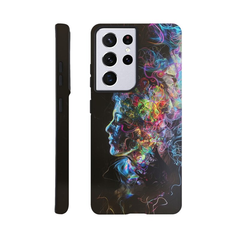 Tough Case Smoky Paint Abstract Art Phone Case for iPhone and Samsung image 7