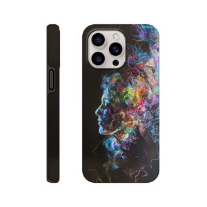 Tough Case Smoky Paint Abstract Art Phone Case for iPhone and Samsung image 1