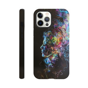 Tough Case Smoky Paint Abstract Art Phone Case for iPhone and Samsung image 2