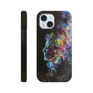 Tough Case Smoky Paint Abstract Art Phone Case for iPhone and Samsung image 3