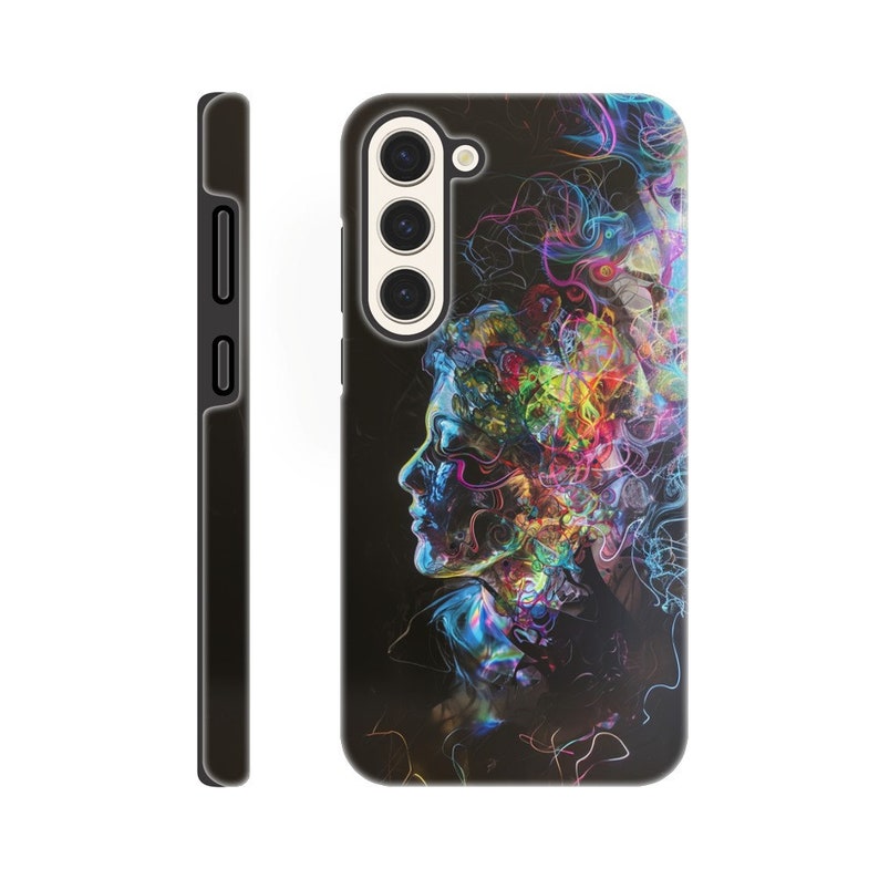 Tough Case Smoky Paint Abstract Art Phone Case for iPhone and Samsung image 8