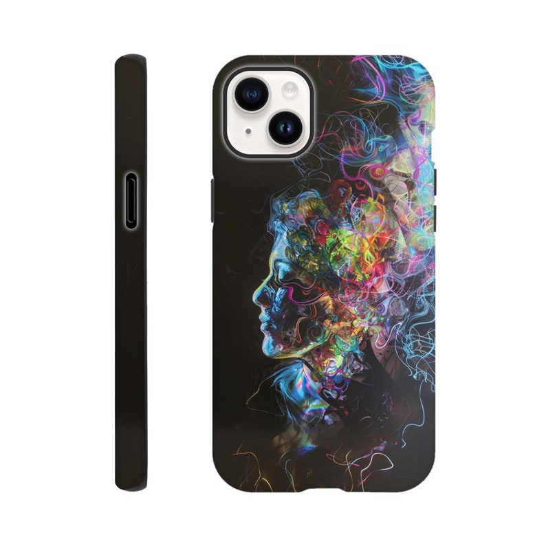 Tough Case Smoky Paint Abstract Art Phone Case for iPhone and Samsung image 10