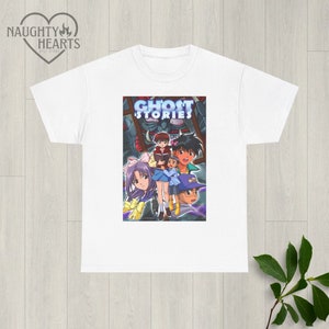 Gakko no Kaidan shirt, Gakkou no Kaidan tee, Ghost stories anime, Classic horror anime, Horror fanatic anime gift image 3