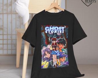 Gakko no Kaidan shirt,  Gakkou no Kaidan tee,  Ghost stories anime, Classic horror anime, Horror fanatic anime gift