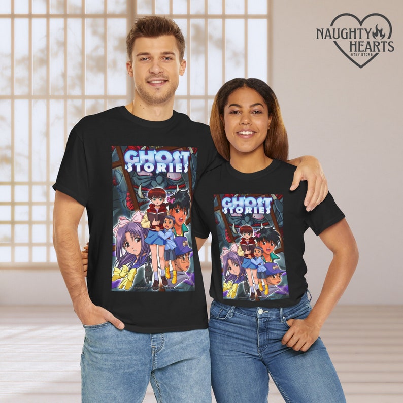 Gakko no Kaidan shirt, Gakkou no Kaidan tee, Ghost stories anime, Classic horror anime, Horror fanatic anime gift image 2