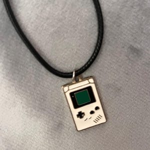 Nintendo Game Boy Necklace with Charm Fun and Nostalgic Gift for Retro Gamer Handmade Video Game jewelry Console Pendant