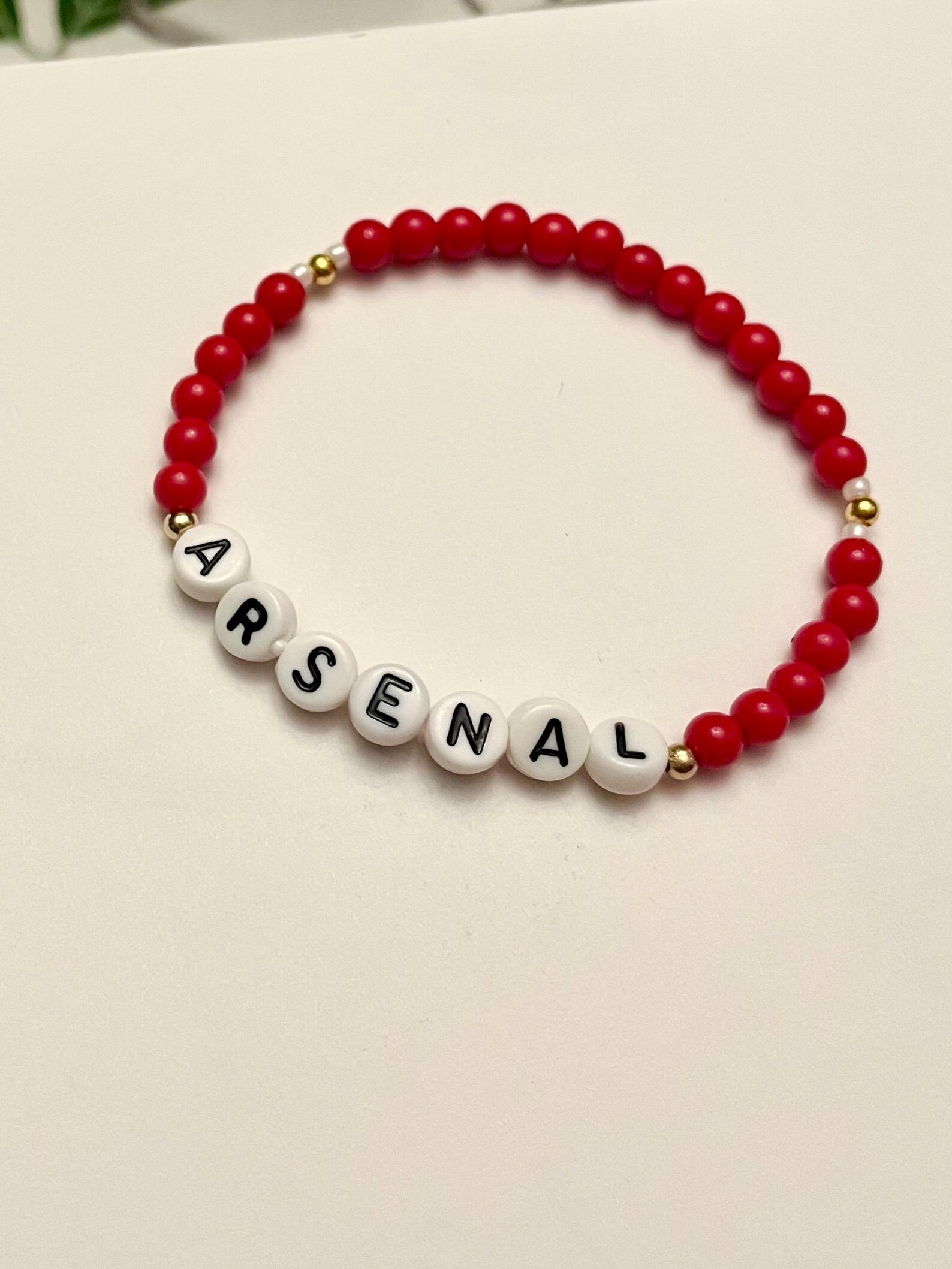 Arsenal Bracelet Arsenal Football Club AFC Bracelet for Arsenal Fan ...